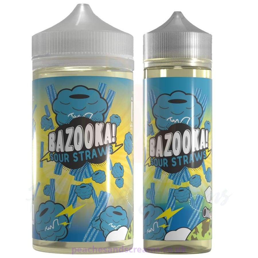 Blue Raspberry Short Fill E-Liquid by Bazooka Sour Straws Vape Juice