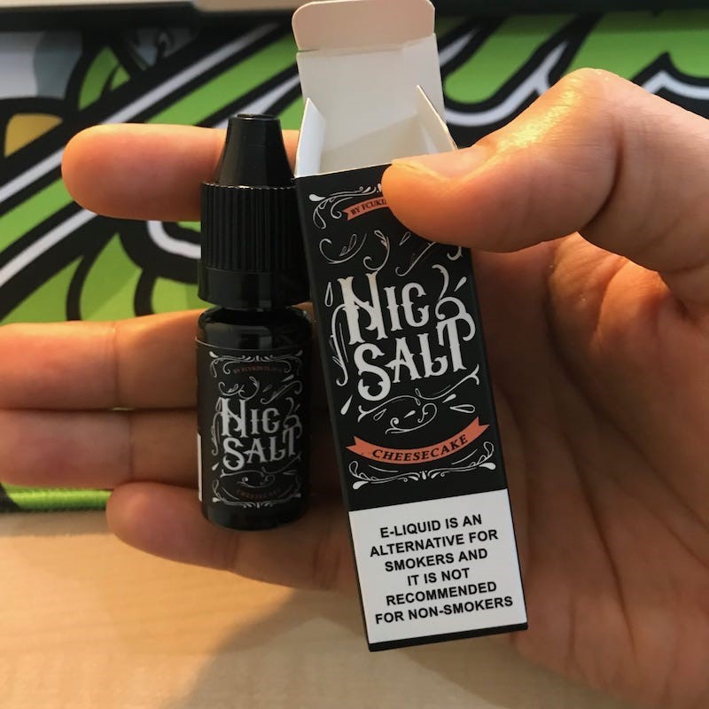 Cheesecake Nicotine Salt Review