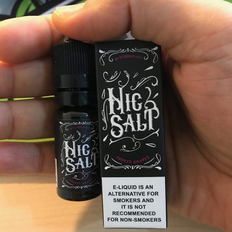 Freezy Grapes Nicotine Salt Review