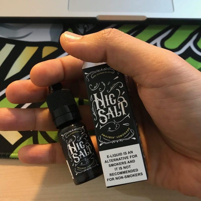 Smashin Lemonade Nicotine Salt Review