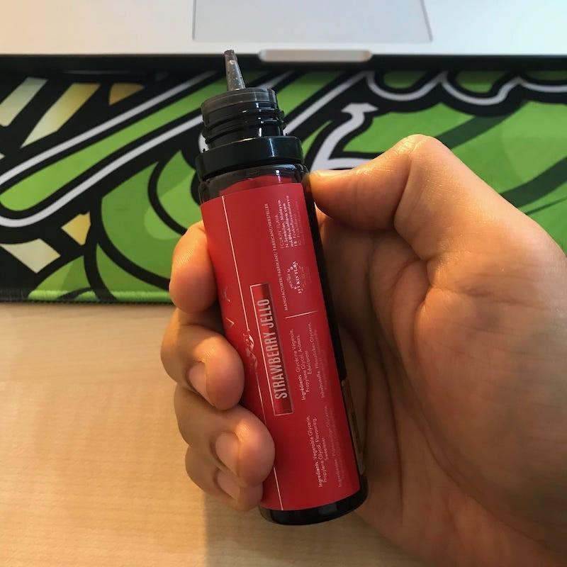 Strawberry Jello ADV Low Mint Series Vape Juice Review